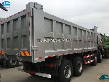 8x4 veículos com rodas resistentes do caminhão basculante 12 40-50 toneladas que carregam o padrão de emissão do Euro II