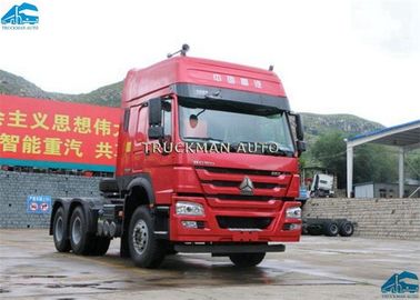 o caminhão do trator de 420hp Howo Sinotruk 6x4, cabeça do trator de 10 veículos com rodas avaliou o poder 309kw