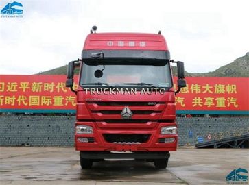 o caminhão do trator de 420hp Howo Sinotruk 6x4, cabeça do trator de 10 veículos com rodas avaliou o poder 309kw