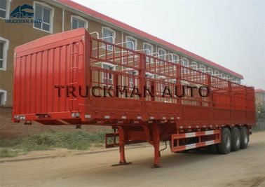 60 da cerca semi do reboque toneladas resistentes do sistema do ABS para o transporte de carga da maioria