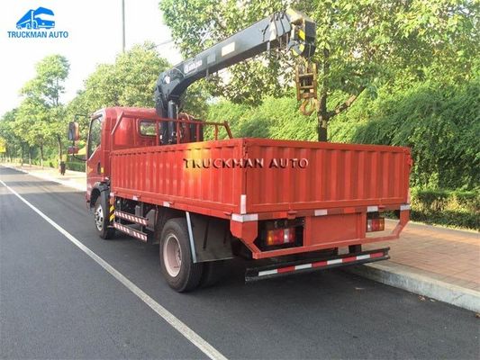 caminhão leve de 160hp Sinotruck Howo com 3 toneladas de braço reto Crane Mounted