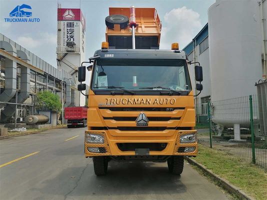 12 caminhão cúbico do medidor da roda 371HP SINOTRUK HOWO 25 para Gana