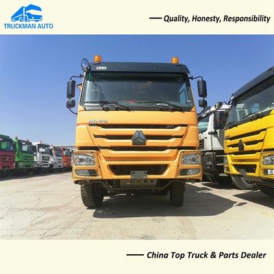 371HP 12 veículo com rodas SINOTRUK HOWO 50 toneladas de Tipper Trucks For Ghana