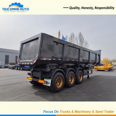 70 3 do eixo toneladas de reboque semi, levantamento de Hyva do reboque da descarga do reboque de trator noun