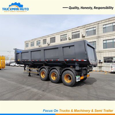 70 3 do eixo toneladas de reboque semi, levantamento de Hyva do reboque da descarga do reboque de trator noun