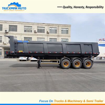 70 3 do eixo toneladas de reboque semi, levantamento de Hyva do reboque da descarga do reboque de trator noun