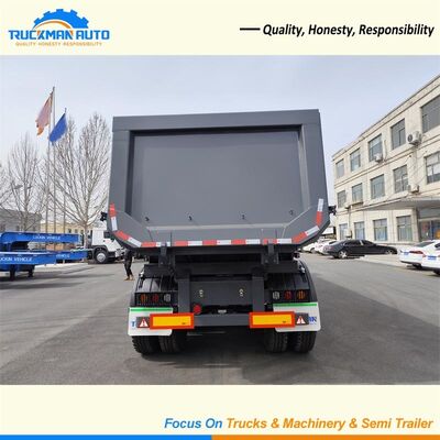 70 3 do eixo toneladas de reboque semi, levantamento de Hyva do reboque da descarga do reboque de trator noun