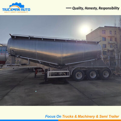 Reliable 3 Axle 40 CBM Bulk Powder Tanker Trailer para a Zâmbia