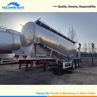 Reliable 3 Axle 40 CBM Bulk Powder Tanker Trailer para a Zâmbia