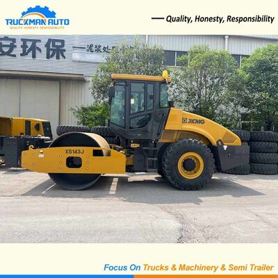 Força de alta excitação XCMG XS143J single drum road roller