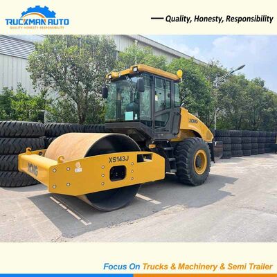 Força de alta excitação XCMG XS143J single drum road roller