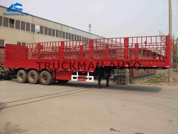 Do manganês Q345 caminhão de reboque semi, semi reboques do armazenamento que transportam a carga e os recipientes