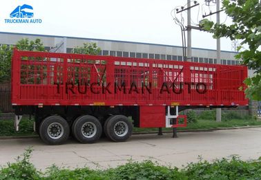 50-60 toneladas que carregam o reboque da cerca semi para bens maiorias e transporte de recipientes