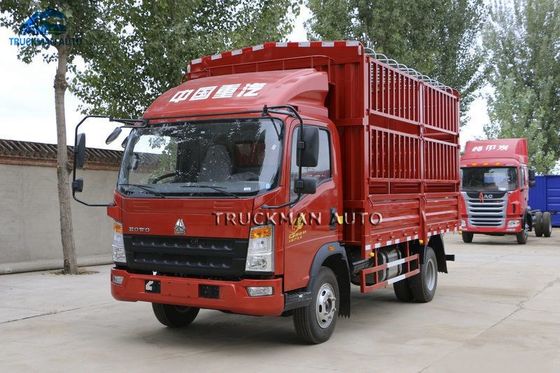 Motor de 5 toneladas da cabine longa HOWO Mini Lorry Truck With 116HP