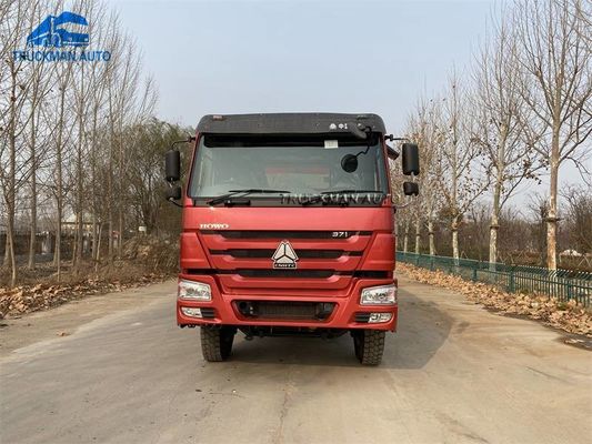 A caixa da carga de 371HP 18m3 usou SINOTRUK Tipper Truck For South Sudan