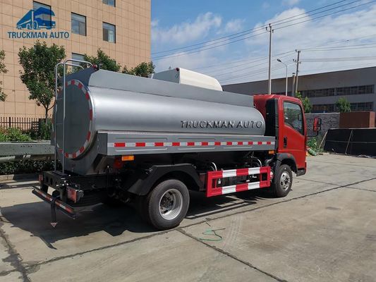 6000 caminhão de petroleiro 7.50R16 do combustível de óleo do caminhão de luz do litro HOWO