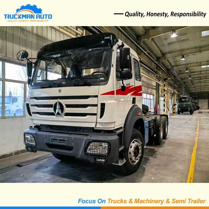 Novo BEIBEN 2638 6X4 380HP caminhão-trator para Camarões